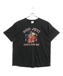 バンドTシャツ（バンドTシャツ）の古着「00s BON JOVI(ボン・ジョビ) バンドTシャツ」｜ブラック