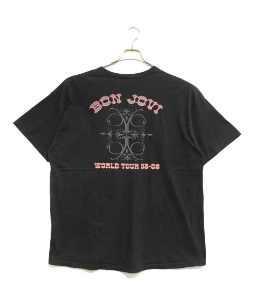 バンドTシャツ（バンドTシャツ）バンドTシャツ (バンドTシャツ) 00s BON JOVI(ボン・ジョビ) バンドTシャツ ブラック サイズ:2XLの古着・服飾アイテム