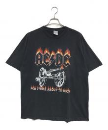 バンドTシャツ（バンドTシャツ）の古着「00s AC/DC(エーシー・ディーシー) バンドTシャツ」｜ブラック