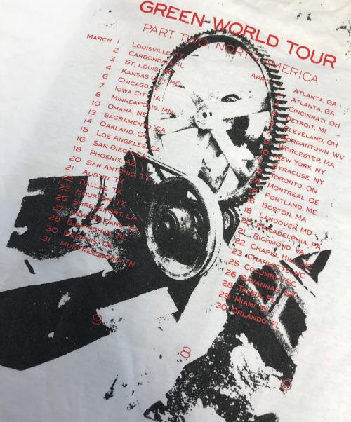 バンドTシャツ（バンドTシャツ）バンドTシャツ (バンドTシャツ) 90s GREEN(グリーン) バンドTシャツ ホワイト サイズ:表記なしの古着・服飾アイテム