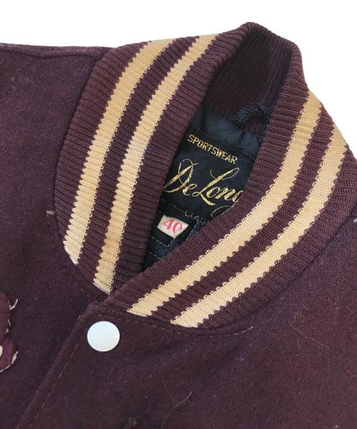 De Long（デロング）De Long (デロング) スタジャン パープル サイズ:SIZE40の古着・服飾アイテム