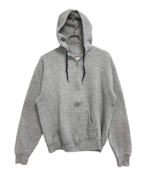 BASICS BY RUSSEL（ベーシック・バイ・ラッセル）BASICS BY RUSSEL (ベーシック・バイ・ラッセル) 80’sジップパーカー レッド サイズ:XLの古着・服飾アイテム