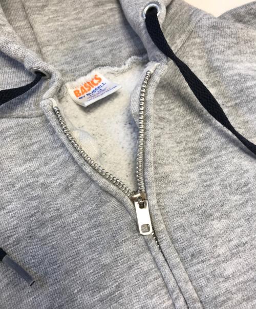 BASICS BY RUSSEL（ベーシック・バイ・ラッセル）BASICS BY RUSSEL (ベーシック・バイ・ラッセル) 80’sジップパーカー レッド サイズ:XLの古着・服飾アイテム