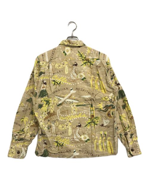 Sun Surf（サンサーフ）Sun Surf (サンサーフ) コットンアロハシャツ ベージュ サイズ:Sの古着・服飾アイテム