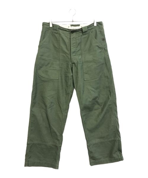 orSlow（オアスロウ）orSlow (オアスロウ) ベイカーパンツ グリーン サイズ:Lの古着・服飾アイテム