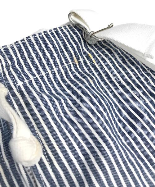 KAPTAIN SUNSHINE（キャプテンサンシャイン）KAPTAIN SUNSHINE (キャプテンサンシャイン) ヒッコリーオーバーオール ブルー サイズ:30の古着・服飾アイテム