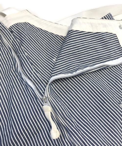 KAPTAIN SUNSHINE（キャプテンサンシャイン）KAPTAIN SUNSHINE (キャプテンサンシャイン) ヒッコリーオーバーオール ブルー サイズ:30の古着・服飾アイテム