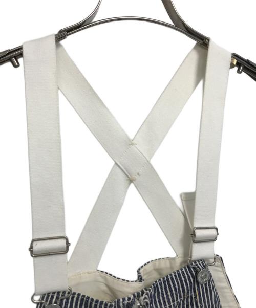 KAPTAIN SUNSHINE（キャプテンサンシャイン）KAPTAIN SUNSHINE (キャプテンサンシャイン) ヒッコリーオーバーオール ブルー サイズ:30の古着・服飾アイテム