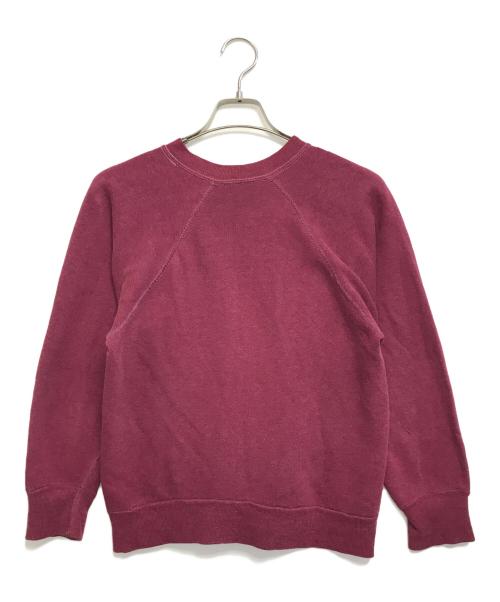 VINTAGE（ヴィンテージ）VINTAGE (ヴィンテージ) 三段プリントラグランスウェット ピンク サイズ:表記なしの古着・服飾アイテム