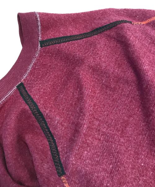 VINTAGE（ヴィンテージ）VINTAGE (ヴィンテージ) 三段プリントラグランスウェット ピンク サイズ:表記なしの古着・服飾アイテム