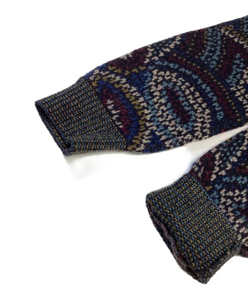 missoni sports（ミッソーニスポーツ）missoni sports (ミッソーニスポーツ) ペイズリー柄ニット ブラック サイズ:不明の古着・服飾アイテム
