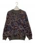 missoni sports（ミッソーニスポーツ）の古着「ペイズリー柄ニット」｜ブラック