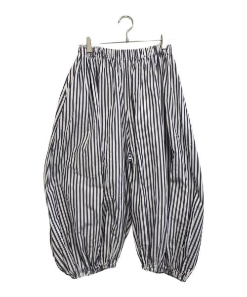 COMME des GARCONS COMME des GARCONS（コムデギャルソン コムデギャルソン）COMME des GARCONS COMME des GARCONS (コムデギャルソン コムデギャルソン) コットンイージーストライプパンツ ホワイト サイズ:XSの古着・服飾アイテム