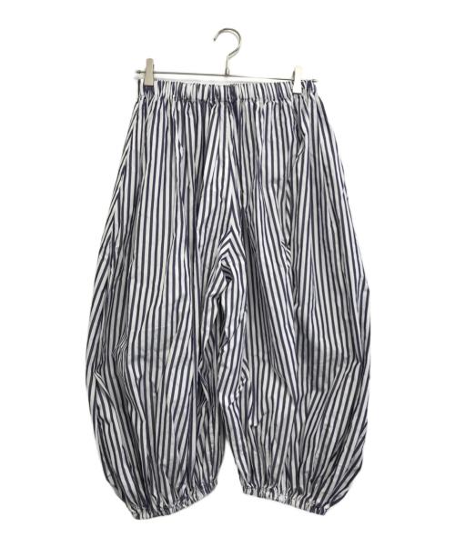 COMME des GARCONS COMME des GARCONS（コムデギャルソン コムデギャルソン）COMME des GARCONS COMME des GARCONS (コムデギャルソン コムデギャルソン) コットンイージーストライプパンツ ホワイト サイズ:XSの古着・服飾アイテム