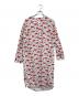 TAO COMME des GARCONS（タオ コムデギャルソン）の古着「フラワープリントシャツワンピース」｜レッド