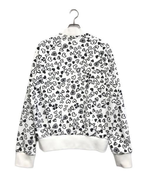 BLACK COMME des GARCONS（ブラックコムデギャルソン）BLACK COMME des GARCONS (ブラック コムデギャルソン) ブルゾン ホワイト×ブラック サイズ:Lの古着・服飾アイテム