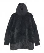 JUNYA WATANABE COMME des GARCONS(ジュンヤワタナベ コムデギャルソン）の古着「ボア切替プルオーバーパーカー」｜ブラック