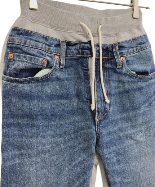 JUNYA WATANABE COMME des GARCONS（(ジュンヤワタナベ コムデギャルソン）JUNYA WATANABE COMME des GARCONS (ジュンヤワタナベ コムデギャルソン) LEVI'S (リーバイス) 再構築スウェットパンツ グレー サイズ:XSの古着・服飾アイテム