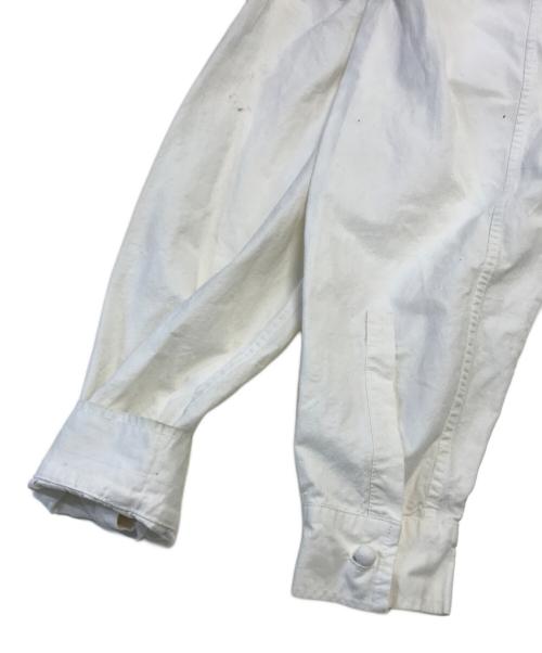 egg COMME des GARCONS（コムデギャルソン）egg COMME des GARCONS (コムデギャルソン) コットンプルオーバーシャツワンピース ホワイト サイズ:表記なしの古着・服飾アイテム