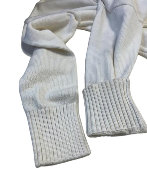 AMI Alexandre Mattiussi（アミアレクサンドルマテュッシ）AMI Alexandre Mattiussi (アミアレクサンドルマテュッシ) ビックハートロゴ オーバーサイズ ニット ホワイト サイズ:表記なしの古着・服飾アイテム