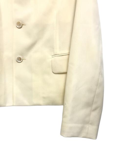 COMME des GARCONS GIRL（コムデギャルソンガール）COMME des GARCONS GIRL (コムデギャルソンガール) サイドライン丸襟ジャケット アイボリー サイズ:Mの古着・服飾アイテム