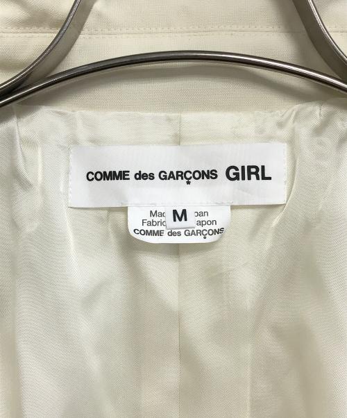 COMME des GARCONS GIRL（コムデギャルソンガール）COMME des GARCONS GIRL (コムデギャルソンガール) サイドライン丸襟ジャケット アイボリー サイズ:Mの古着・服飾アイテム