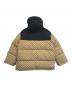 GUCCI (グッチ) THE NORTH FACE (ザ ノース フェイス) GG パッディドダウンジャケット ブラウン×ブラック サイズ:S：180000円