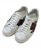 GUCCIグッチ）の古着「ローカットスニーカー」｜ホワイト