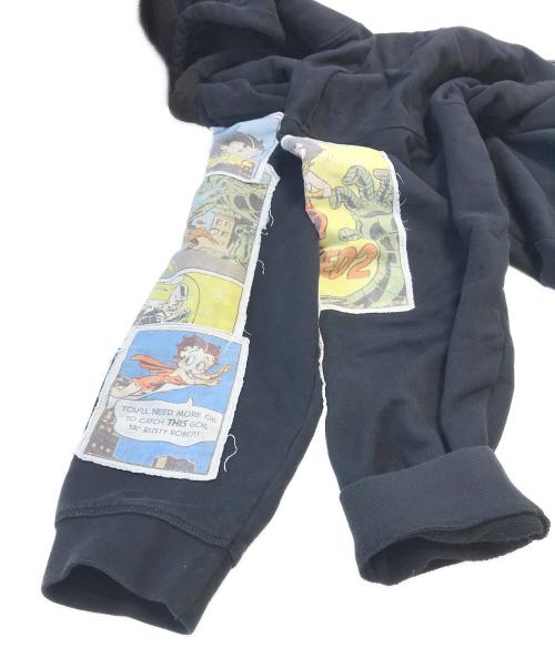DSQUARED2（ディースクエアード）DSQUARED2 (ディースクエアード) Betty Boop Regular Fit HoodieWash ブラック サイズ:XXLの古着・服飾アイテム