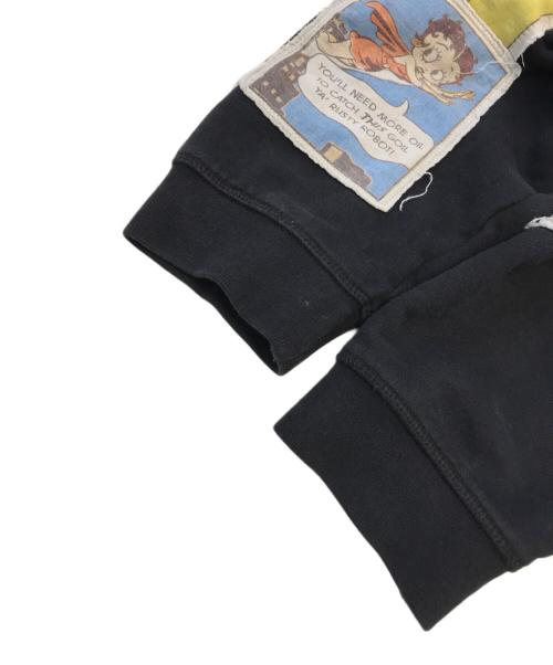 DSQUARED2（ディースクエアード）DSQUARED2 (ディースクエアード) Betty Boop Regular Fit HoodieWash ブラック サイズ:XXLの古着・服飾アイテム