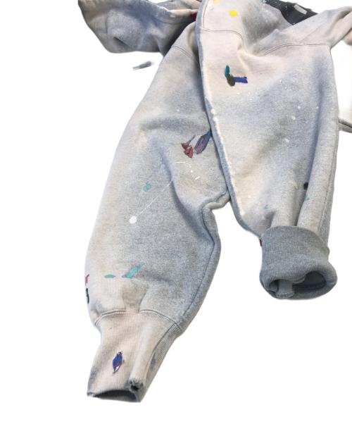 SAPEur（サプール）SAPEur (サプール) ペンキ加工パーカー グレー サイズ:XLの古着・服飾アイテム