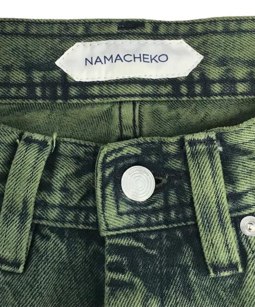 NAMACHEKO（ナマチェコ）NAMACHEKO (ナマチェコ) ZANYANデニム グリーン サイズ:Sの古着・服飾アイテム