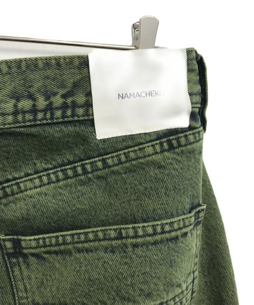 NAMACHEKO（ナマチェコ）NAMACHEKO (ナマチェコ) ZANYANデニム グリーン サイズ:Sの古着・服飾アイテム