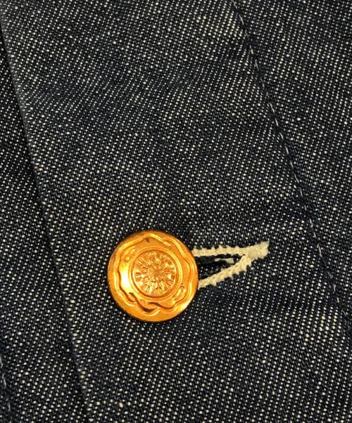 Bluebell（ブルーベル）Bluebell (ブルーベル) ブランケット付きカバーオール インディゴ サイズ:40の古着・服飾アイテム