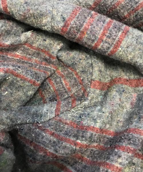 Bluebell（ブルーベル）Bluebell (ブルーベル) ブランケット付きカバーオール インディゴ サイズ:40の古着・服飾アイテム