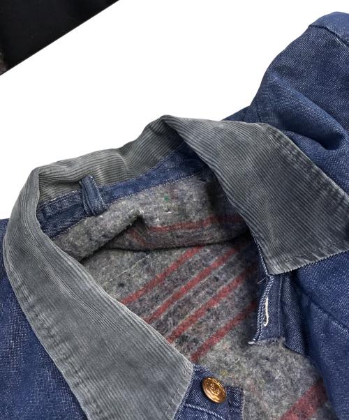 Bluebell（ブルーベル）Bluebell (ブルーベル) ブランケット付きカバーオール インディゴ サイズ:40の古着・服飾アイテム