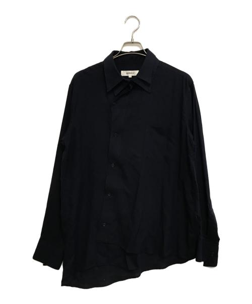 sulvam（サルバム）sulvam (サルバム) DOUBLE COLLAR SHIRTS ネイビー サイズ:Sの古着・服飾アイテム