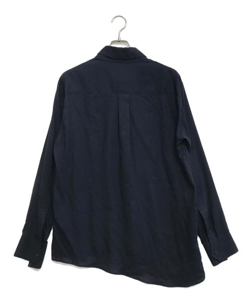 sulvam（サルバム）sulvam (サルバム) DOUBLE COLLAR SHIRTS ネイビー サイズ:Sの古着・服飾アイテム