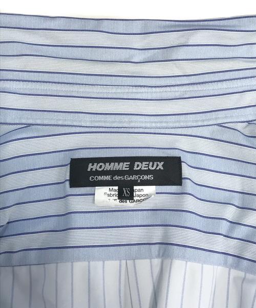 COMME des GARCONS HOME DEUX（コムデギャルソン オム ドゥー）COMME des GARCONS home deux (コムデギャルソン オム ドゥー) シャツ ブルー サイズ:XSの古着・服飾アイテム