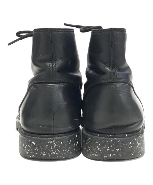 ALEXANDER WANG（アレキサンダー・ワン）ALEXANDER WANG (アレキサンダーワン) ペイント加工レザーシューズ ブラック サイズ:44の古着・服飾アイテム