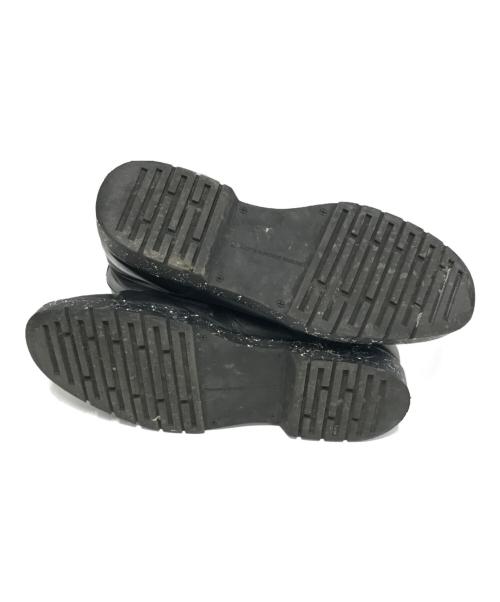 ALEXANDER WANG（アレキサンダー・ワン）ALEXANDER WANG (アレキサンダーワン) ペイント加工レザーシューズ ブラック サイズ:44の古着・服飾アイテム