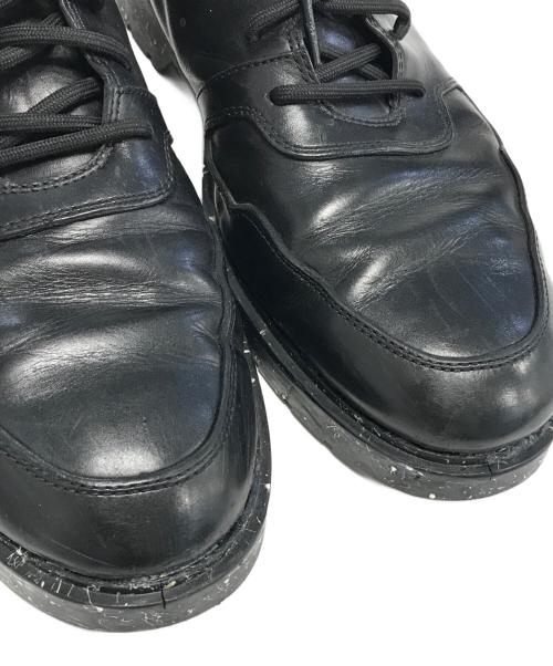 ALEXANDER WANG（アレキサンダー・ワン）ALEXANDER WANG (アレキサンダーワン) ペイント加工レザーシューズ ブラック サイズ:44の古着・服飾アイテム