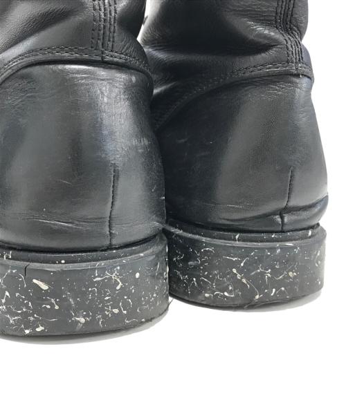 ALEXANDER WANG（アレキサンダー・ワン）ALEXANDER WANG (アレキサンダーワン) ペイント加工レザーシューズ ブラック サイズ:44の古着・服飾アイテム