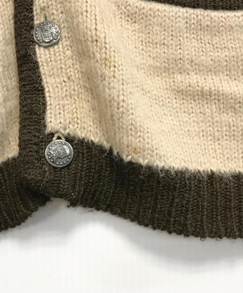 VINTAGE（ヴィンテージ）VINTAGE (ヴィンテージ) モヘア混ニットカーディガン ベージュ サイズ:Mの古着・服飾アイテム