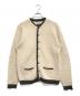 VINTAGE（ヴィンテージ）の古着「モヘア混ニットカーディガン」｜ベージュ