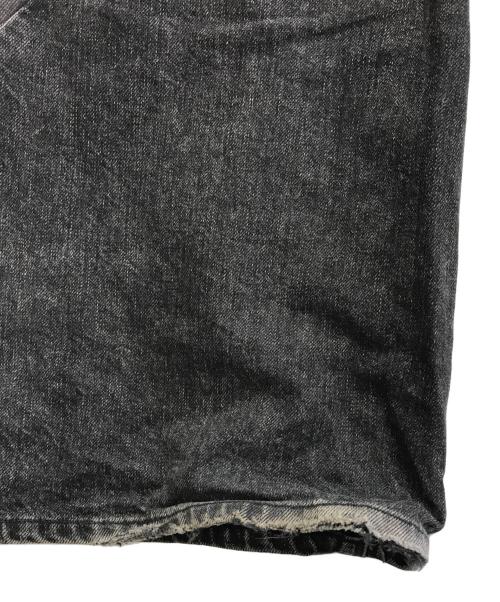 jieda（ジエダ）Jieda (ジエダ) デザイン切替ブラックデニム ブラック サイズ:1の古着・服飾アイテム