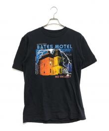 ムービーTシャツ（ムービーTシャツ）の古着「90s PSYHCO BATES MOTEL(サイコ ベイツ・モーテル) ムービーｔシャツ」｜ブラック