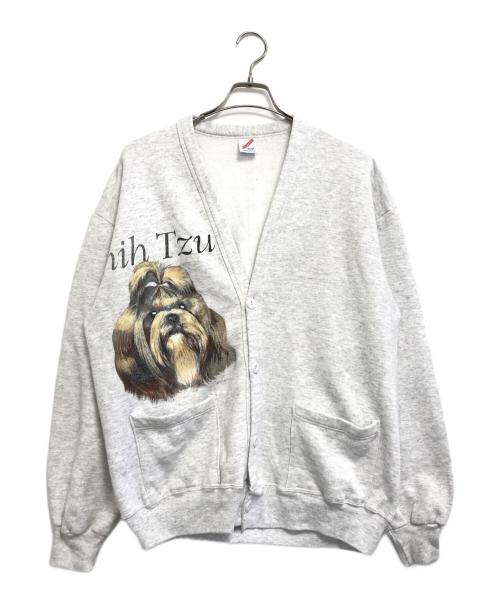 JERZEES（ジャージーズ）JERZEES (ジャージーズ) スウェットカーディガン グレー サイズ:XLの古着・服飾アイテム