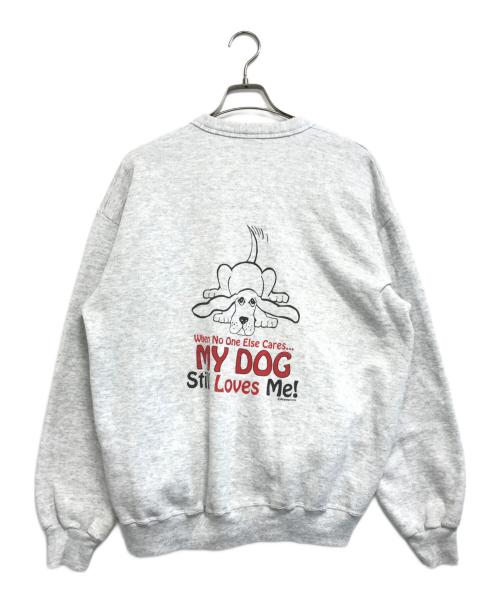 JERZEES（ジャージーズ）JERZEES (ジャージーズ) スウェットカーディガン グレー サイズ:XLの古着・服飾アイテム