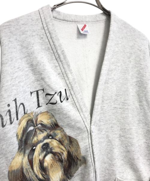 JERZEES（ジャージーズ）JERZEES (ジャージーズ) スウェットカーディガン グレー サイズ:XLの古着・服飾アイテム